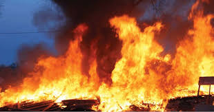 MANY ROASTED, 100 VEHICLES BURNT IN RIVERS EXPLOSION