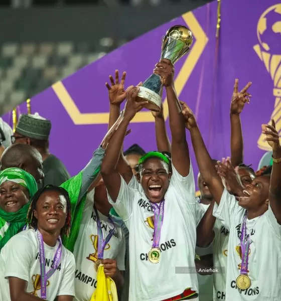 TINUBU CONFERS NATIONAL HONOURS ON FALCONS, GIVES EACH PLAYER $100,000