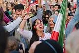 IRANIANS CELEBRATE WORLDWIDE AFTER SUPREME LEADER IS KILLED IN ISRAELI STRIKES