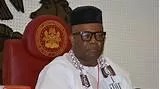 PRESIDENT WON'T ALLOW AKPABIO TO STEP ASIDE, SAY SENATORS 1 th 7 3