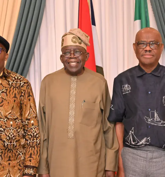TINUBU MEETS WIKE, FUBARA, LAWMAKERS 1 Tinubu Wike Fubara 560x600 1
