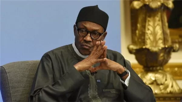 BUHARI LEFT US WITH TRILLIONS OF DEBTS - TINUBU'S ALLY 1 Buhari mourns sad 600x337 4