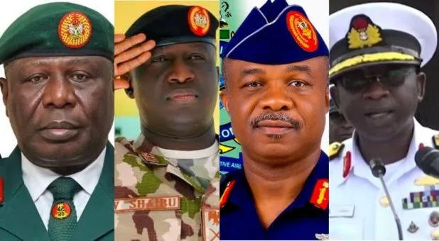 NIGERIANS EXPECT RESULTS, NOT EXCUSES – TINUBU TELLS NEW SERVICE CHIEFS 1 19612337 servicechiefs618x340 jpeg53cc699310ffee9ba3db90aa6a0dd7c4 1