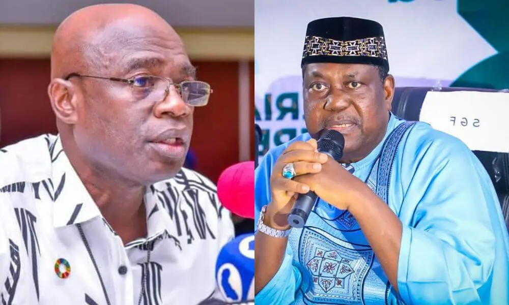 AKUME VS ALIA: BENUE APC CRISIS DEEPENS AS PARTY GETS DUAL WARD STRUCTURES 1 Hyacinth Alia and George Akume 1