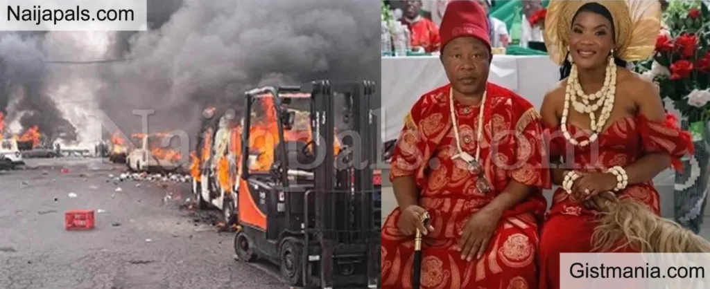 PROTEST HITS SOUTH AFRICA STREETS OVER INSTALLATION OF NIGERIAN KING