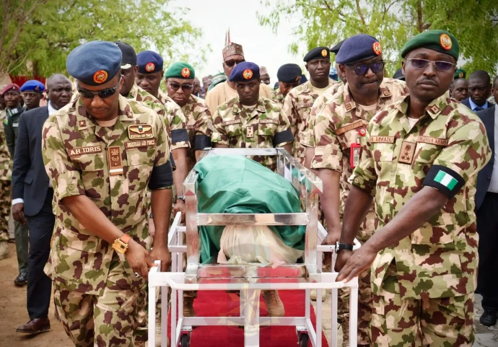 VP SHETTIMA, 10 GOVERNORS ATTEND WEDDING AMID SLAIN GENERAL’S BURIAL