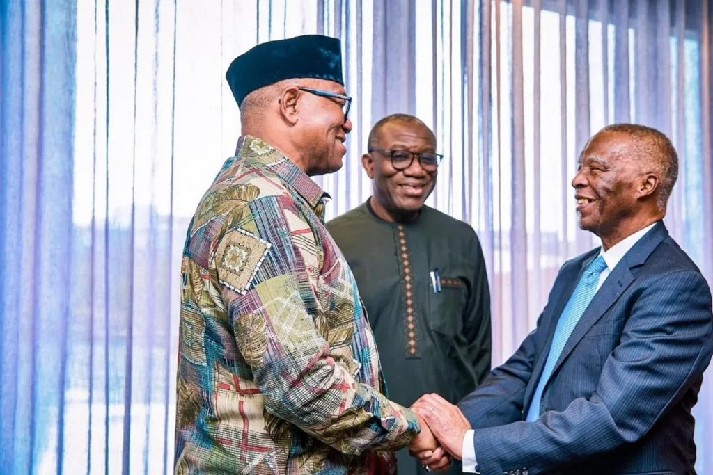 PETER OBI HOLDS CLOSED-DOOR MEETING WITH MBEKI, IAN KHAMA IN SOUTH AFRICA