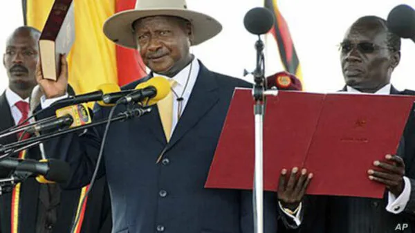AFTER 40 YEARS IN POWER, 81-YEAR-old UGANDAN PRESIDENT BEGINS FRESH TERM