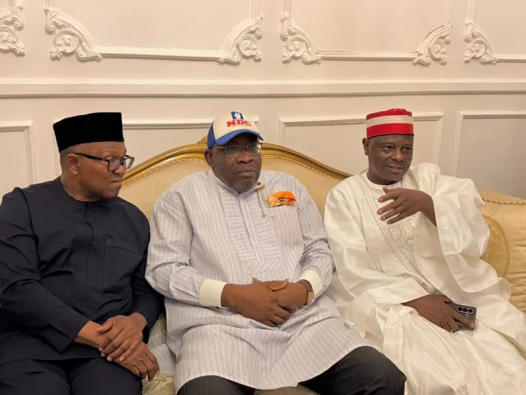 NDC LEADERS HOST OBI, KWANKWASO AHEAD DEFECTION