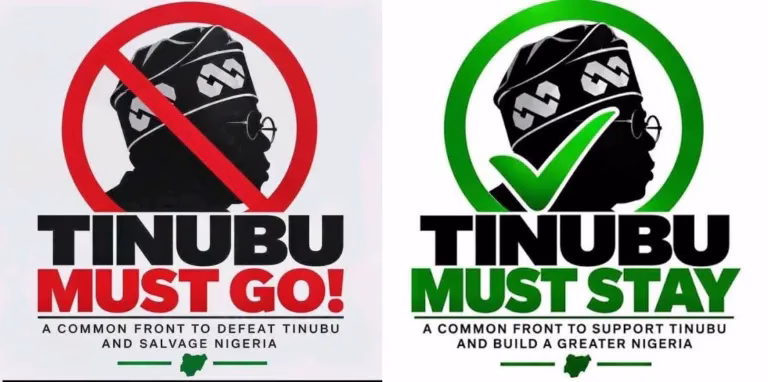 FORCES BEHIND TINUBU MUST GO’ VS ‘TINUBU MUST STAY’ CAMPAIGNS
